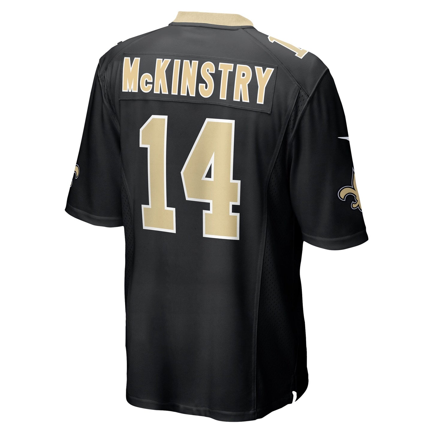 Ga'Quincy McKinstry New Orleans Saints Game Jersey - Black