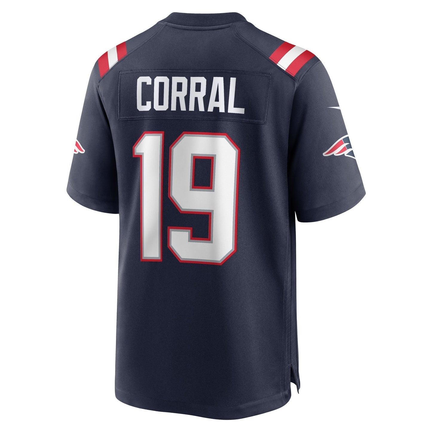 Matt Corral New England Patriots Team Game Jersey - Navy