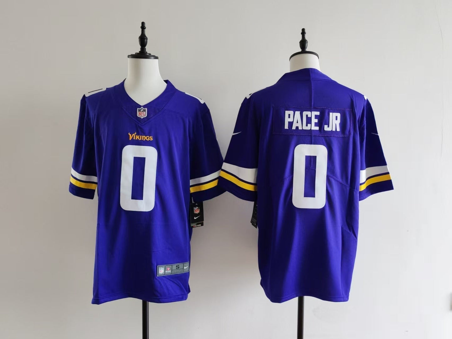 Men's Minnesota Vikings Ivan Pace Jr Jersey - Purple#0