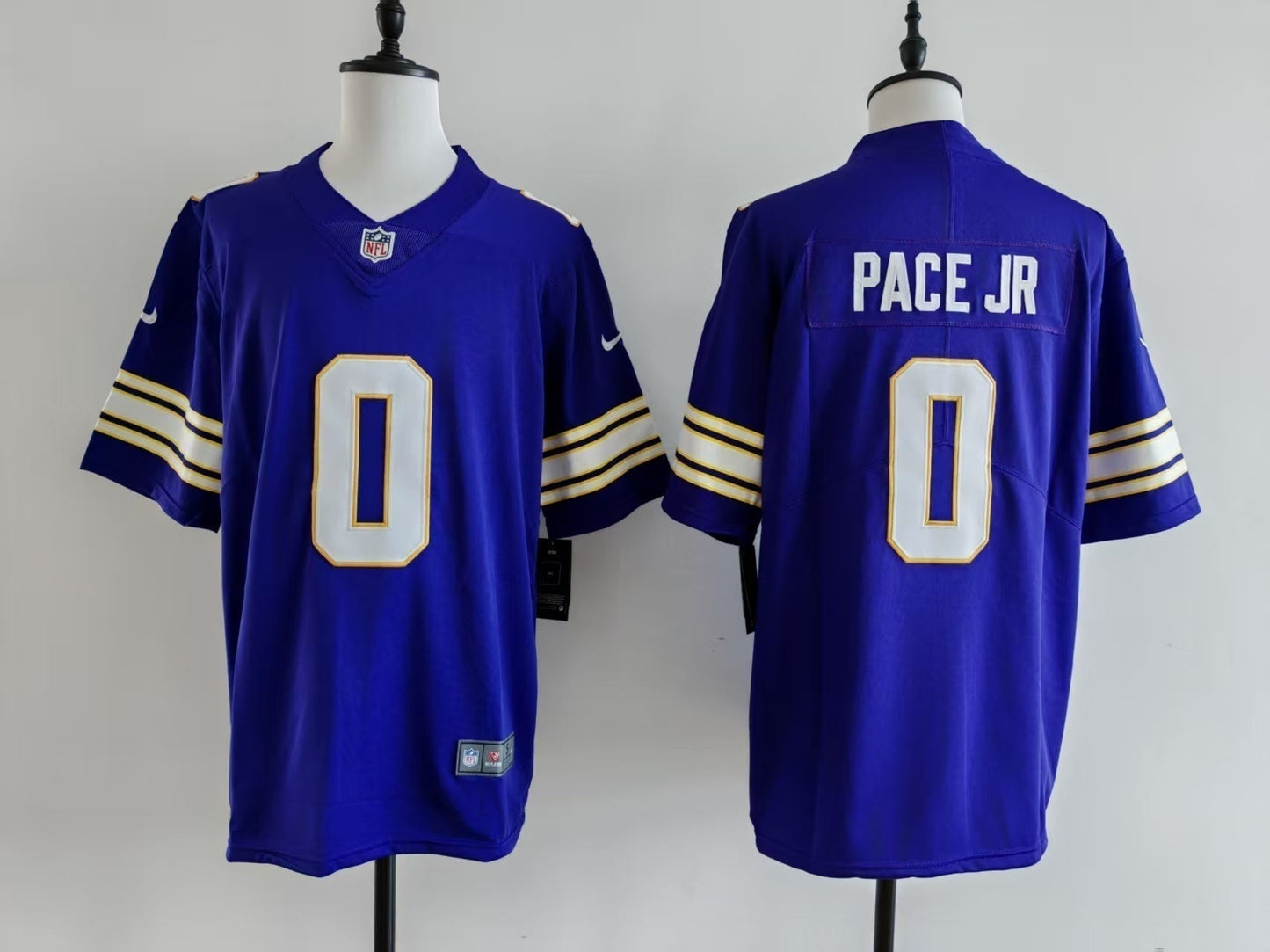 Men's Minnesota Vikings Ivan Pace Jr Jersey - Retro Purple