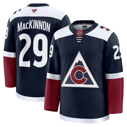 Nathan MacKinnon Colorado Avalanche Alternate Primegreen Jersey - Navy