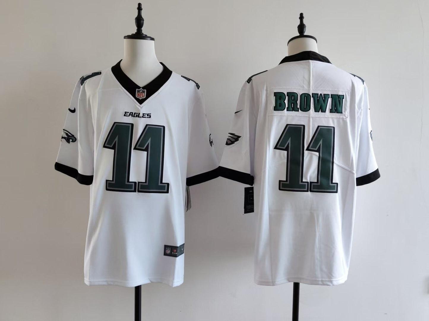 Men's Philadelphia Eagles A.J. Brown Jersey-white