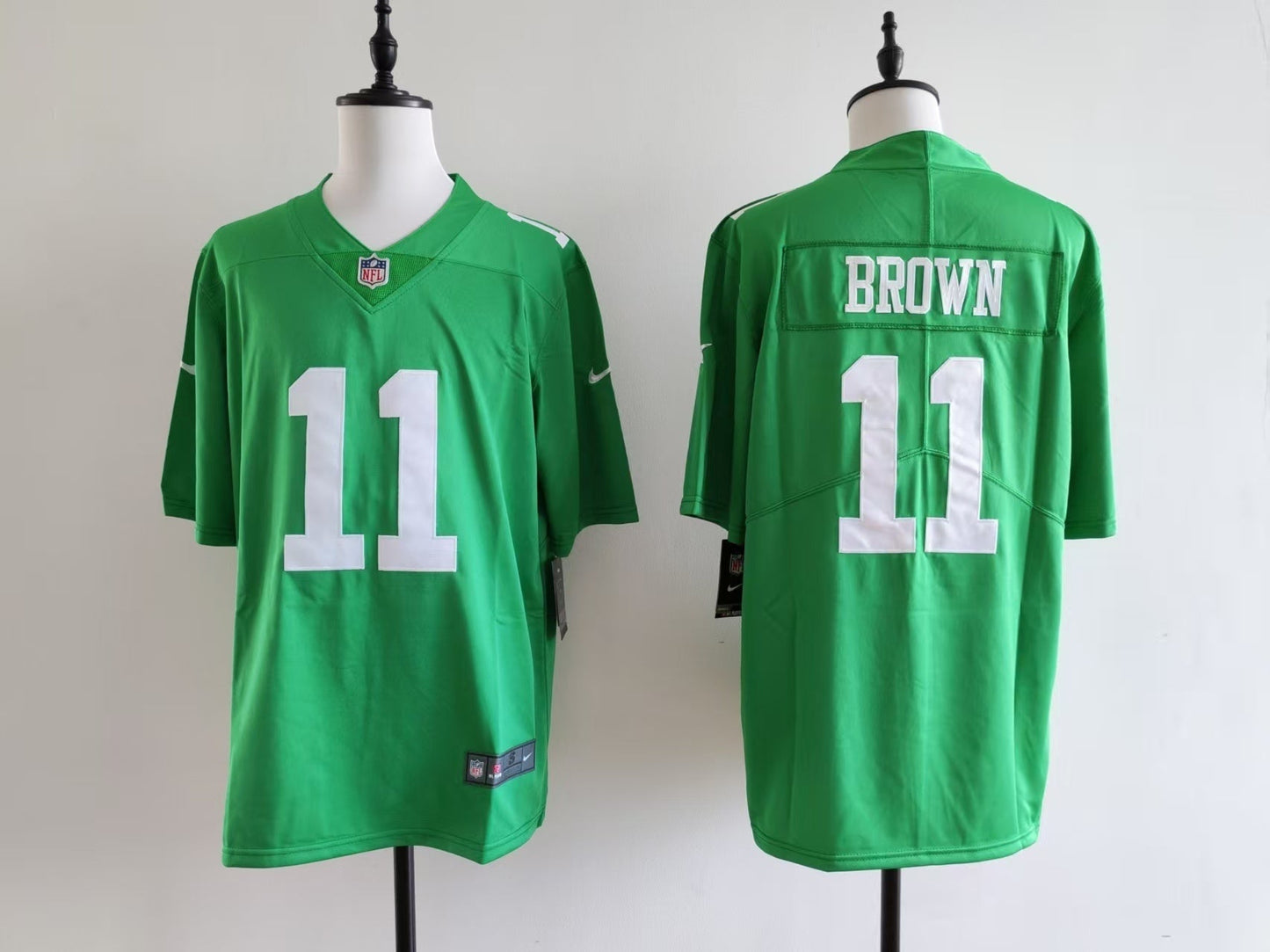 Men's Philadelphia Eagles A.J. Brown Jersey-green-Digital without black borders