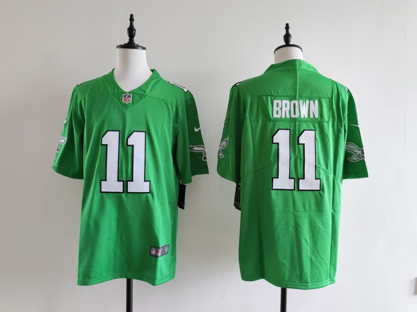 Men's Philadelphia Eagles A.J. Brown Jersey-green