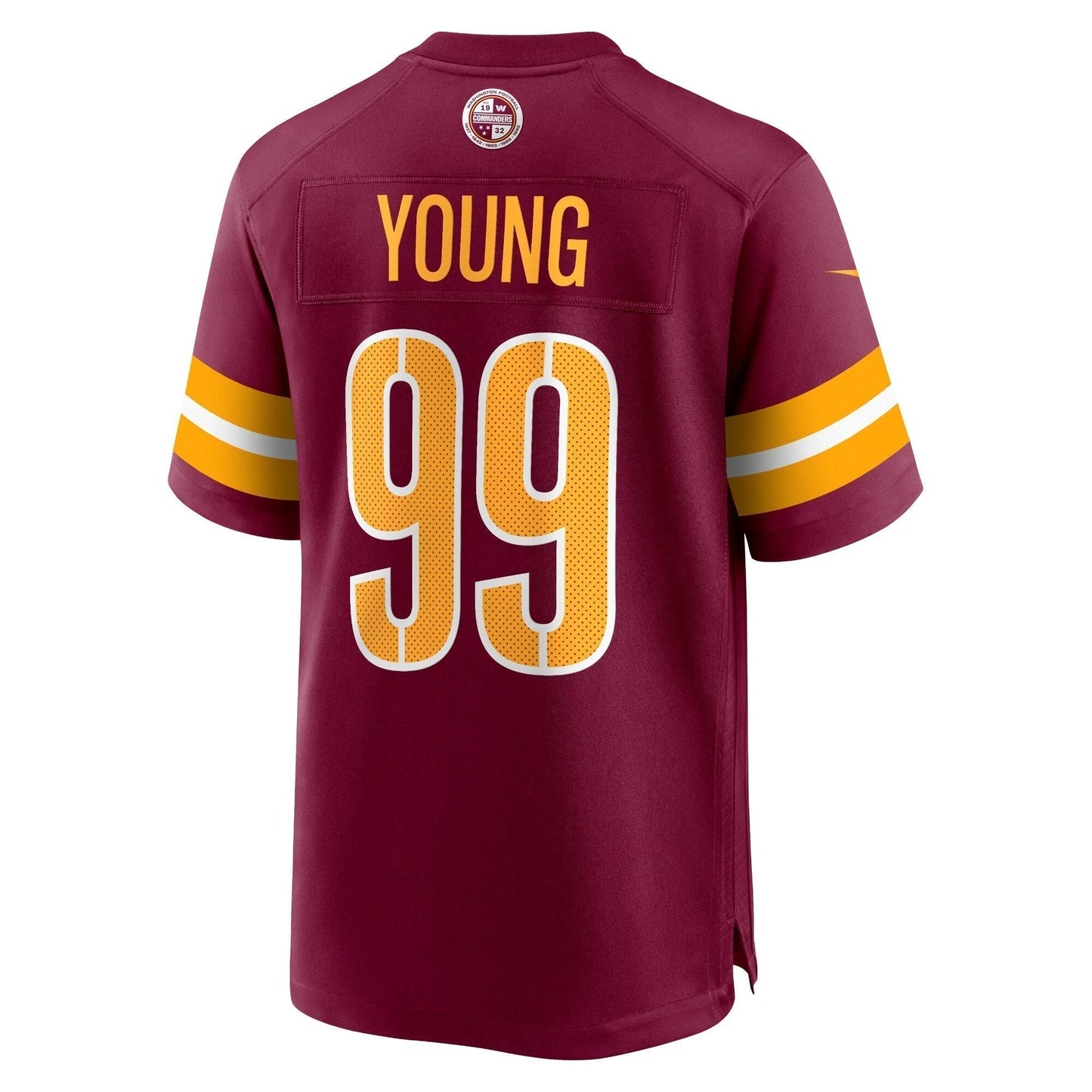 Chase Young Washington Commanders Game Jersey - Burgundy