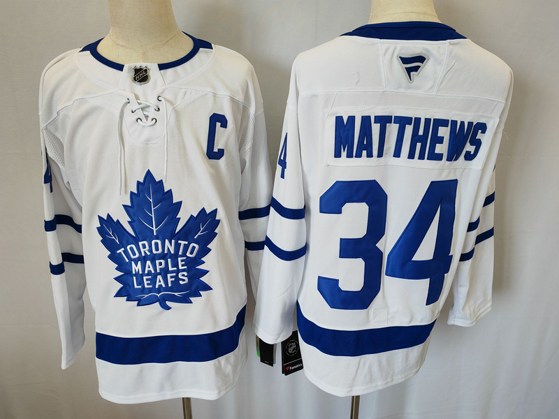 Men's Toronto Maple Leafs Auston Matthews Fanatics White Player Jersey