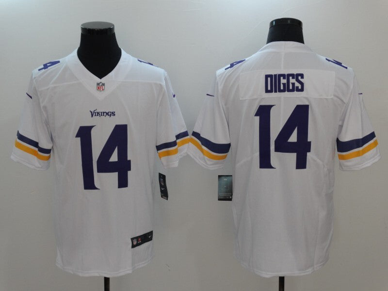 Men's Minnesota Vikings Stefon Diggs Jersey - White#14