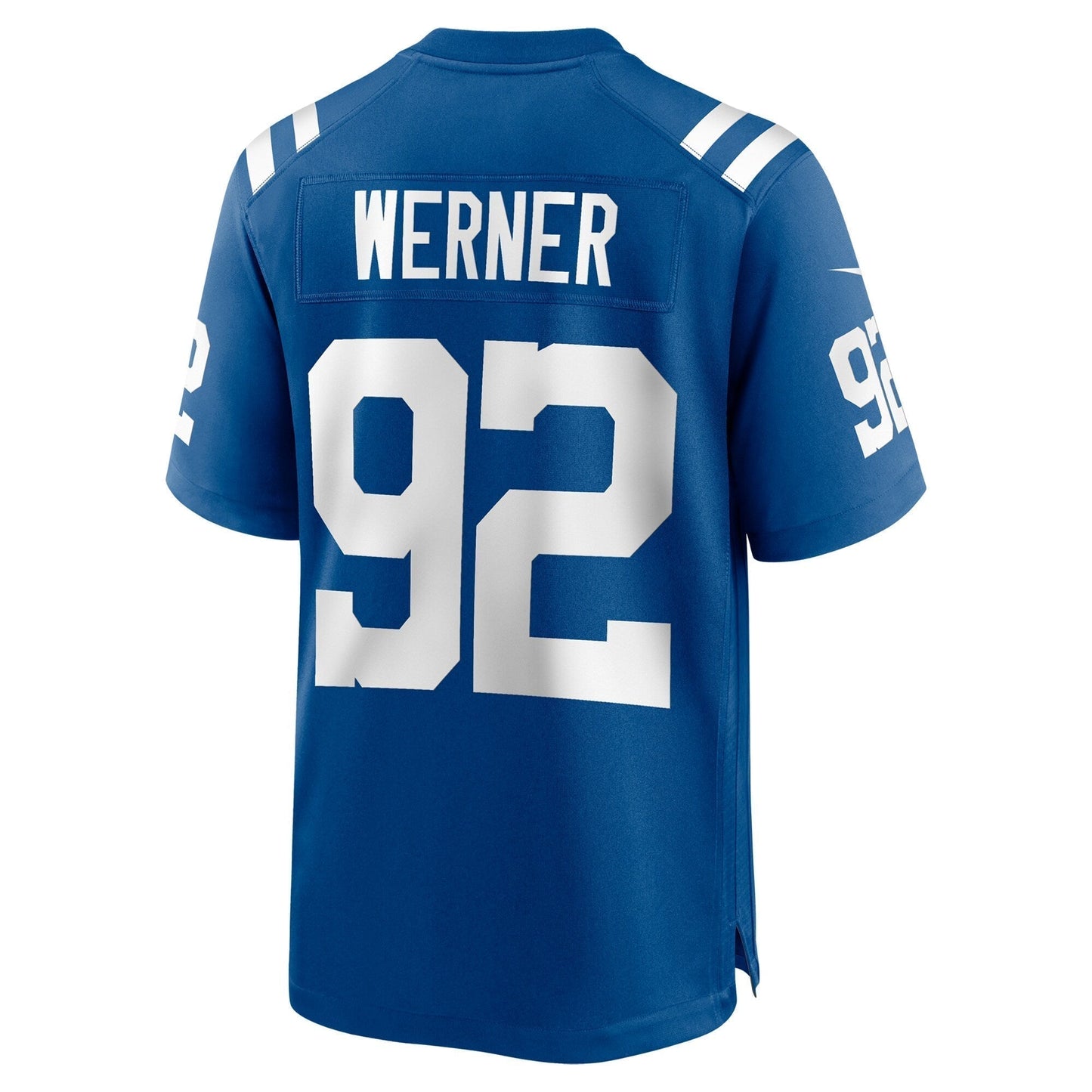 Bjoern Werner Indianapolis Colts Retired Game Jersey - Royal