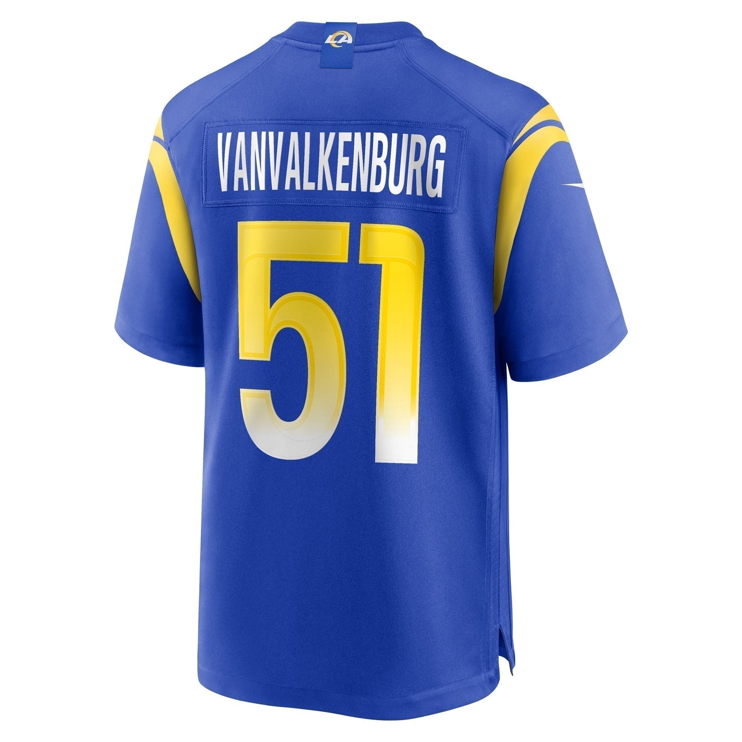 Zach VanValkenburg Los Angeles Rams Team Game Jersey - Royal
