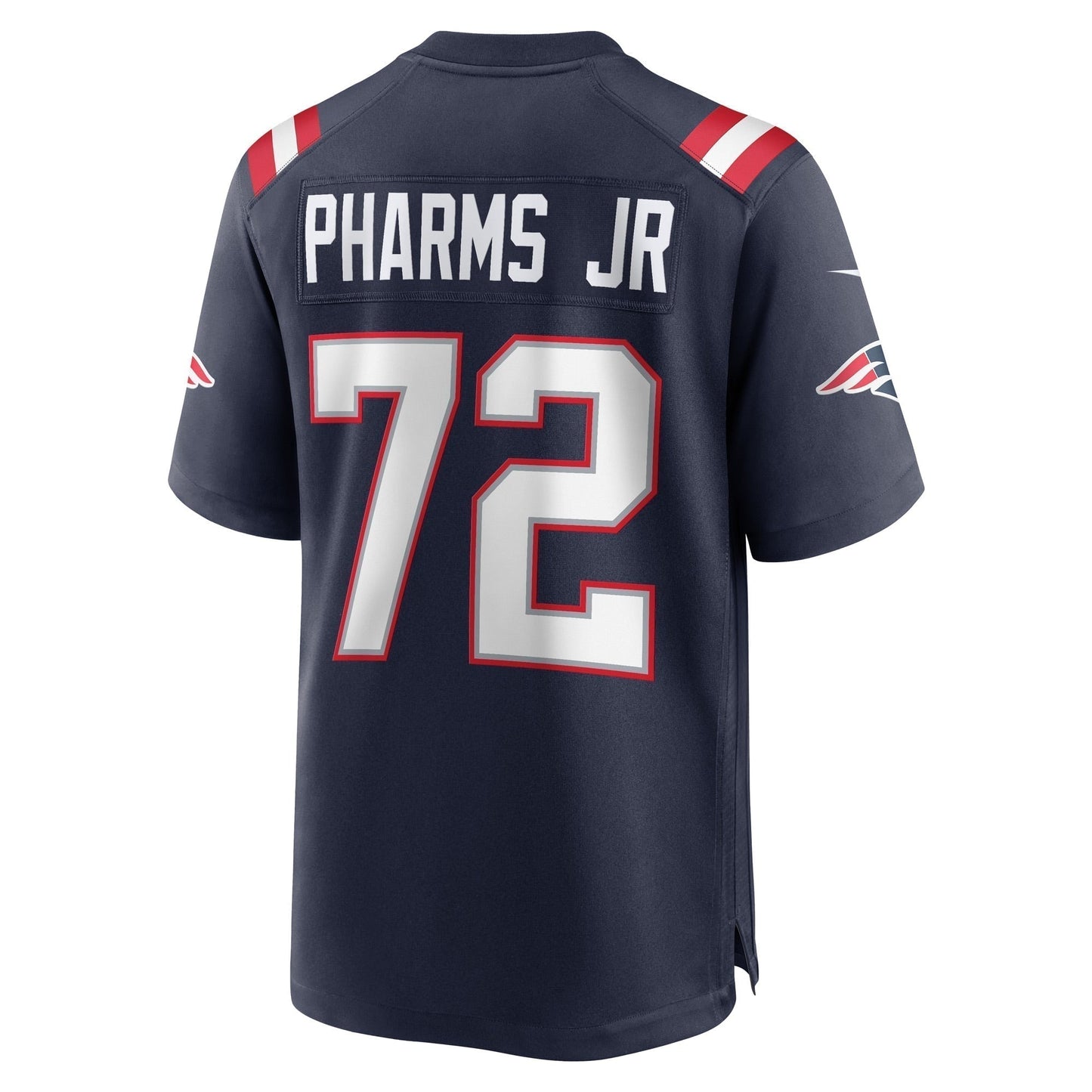 Jeremiah Pharms Jr. New England Patriots Game Jersey - Navy
