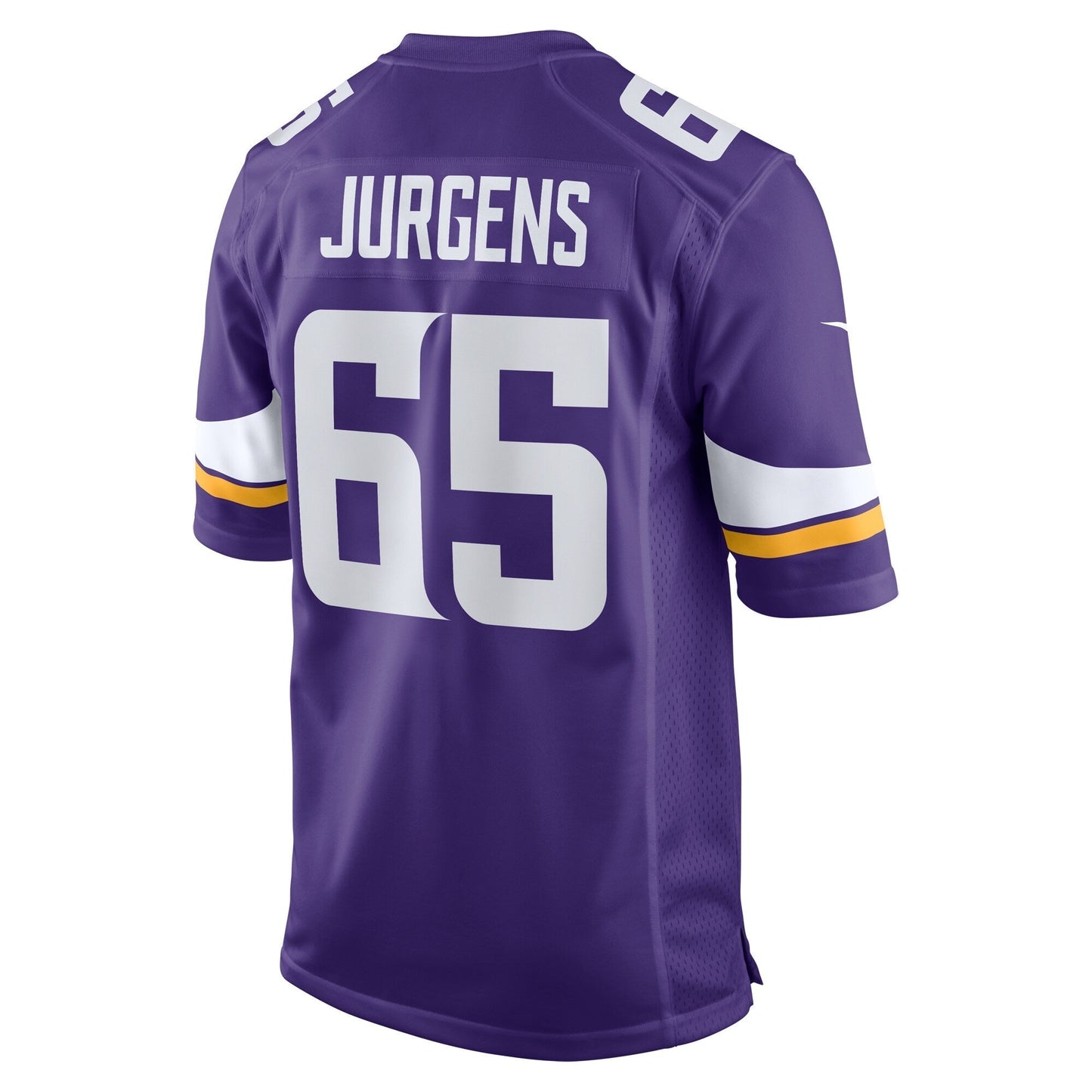 Michael Jurgens Minnesota Vikings Game Jersey - Purple