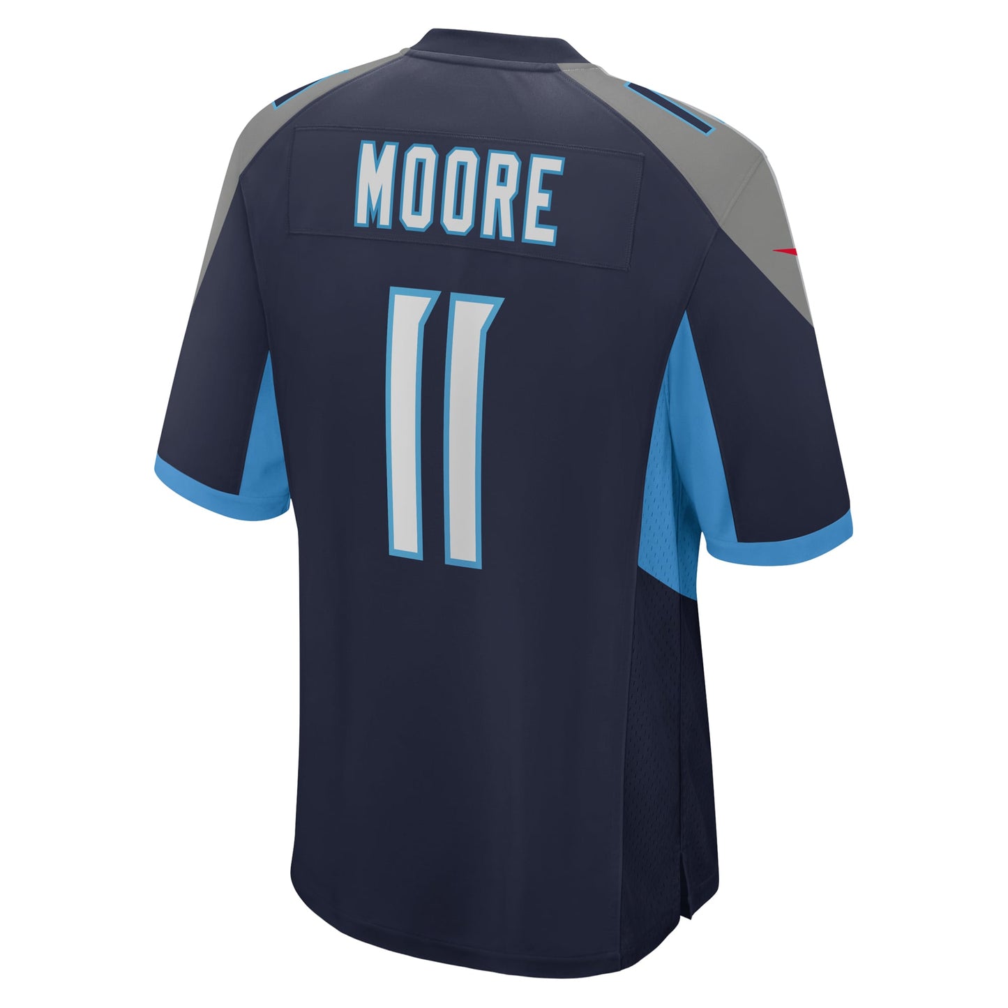 Chris Moore Tennessee Titans Game Jersey - Navy