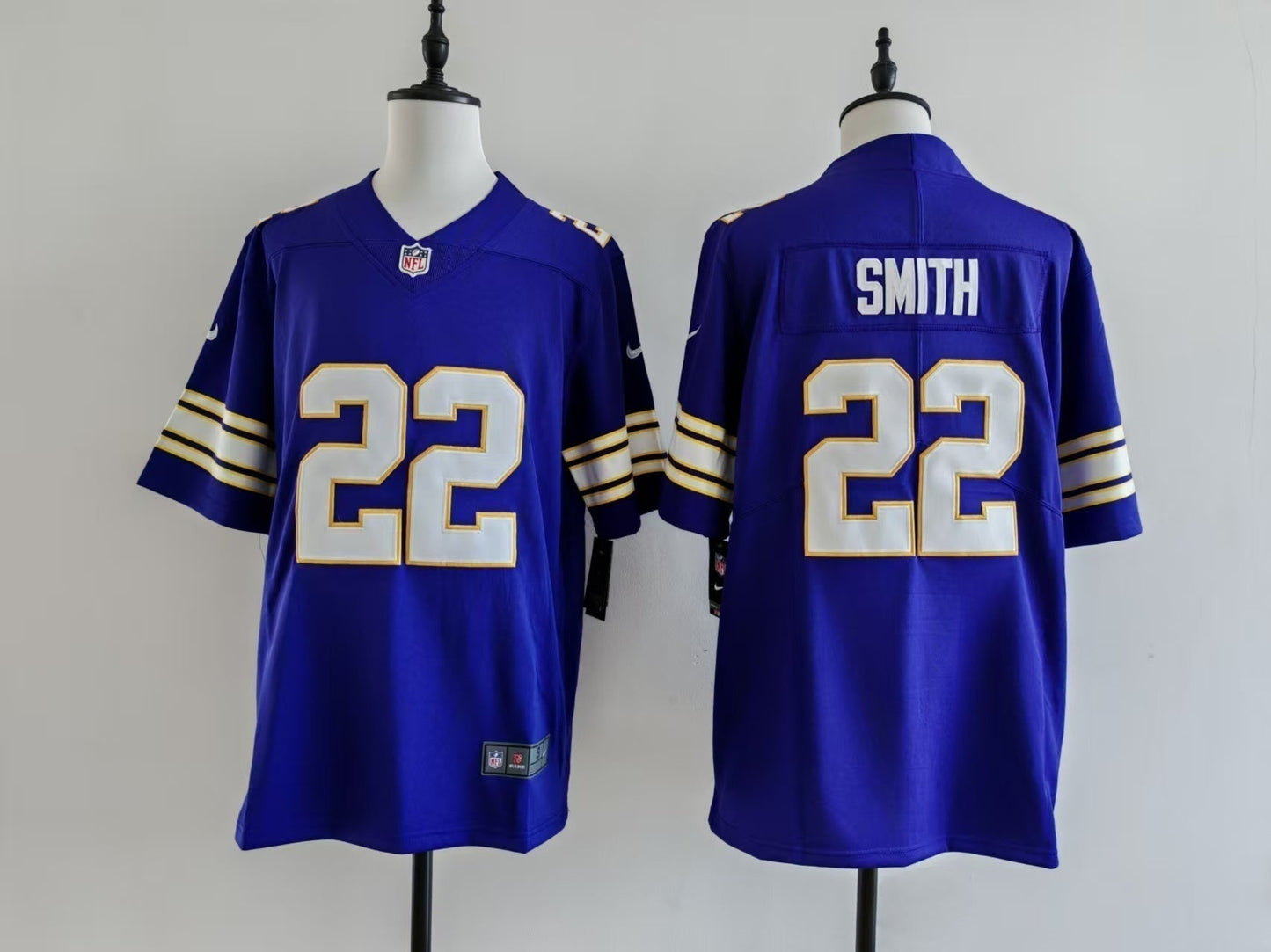 Men's Minnesota Vikings Harrison Smith Jersey - Retro Purple