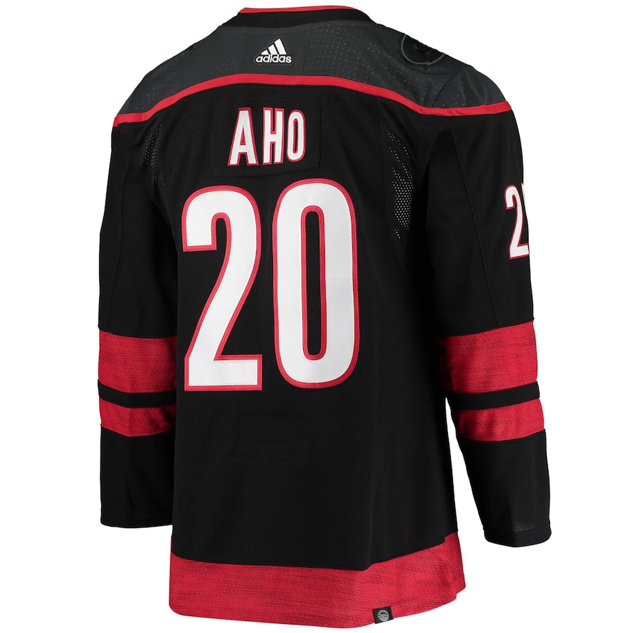Sebastian Aho Carolina Hurricanes Home Primegreen Jersey - Black