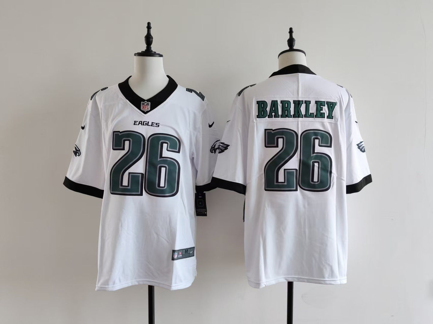 Men's Philadelphia Eagles Saquon Barkley Jersey-white