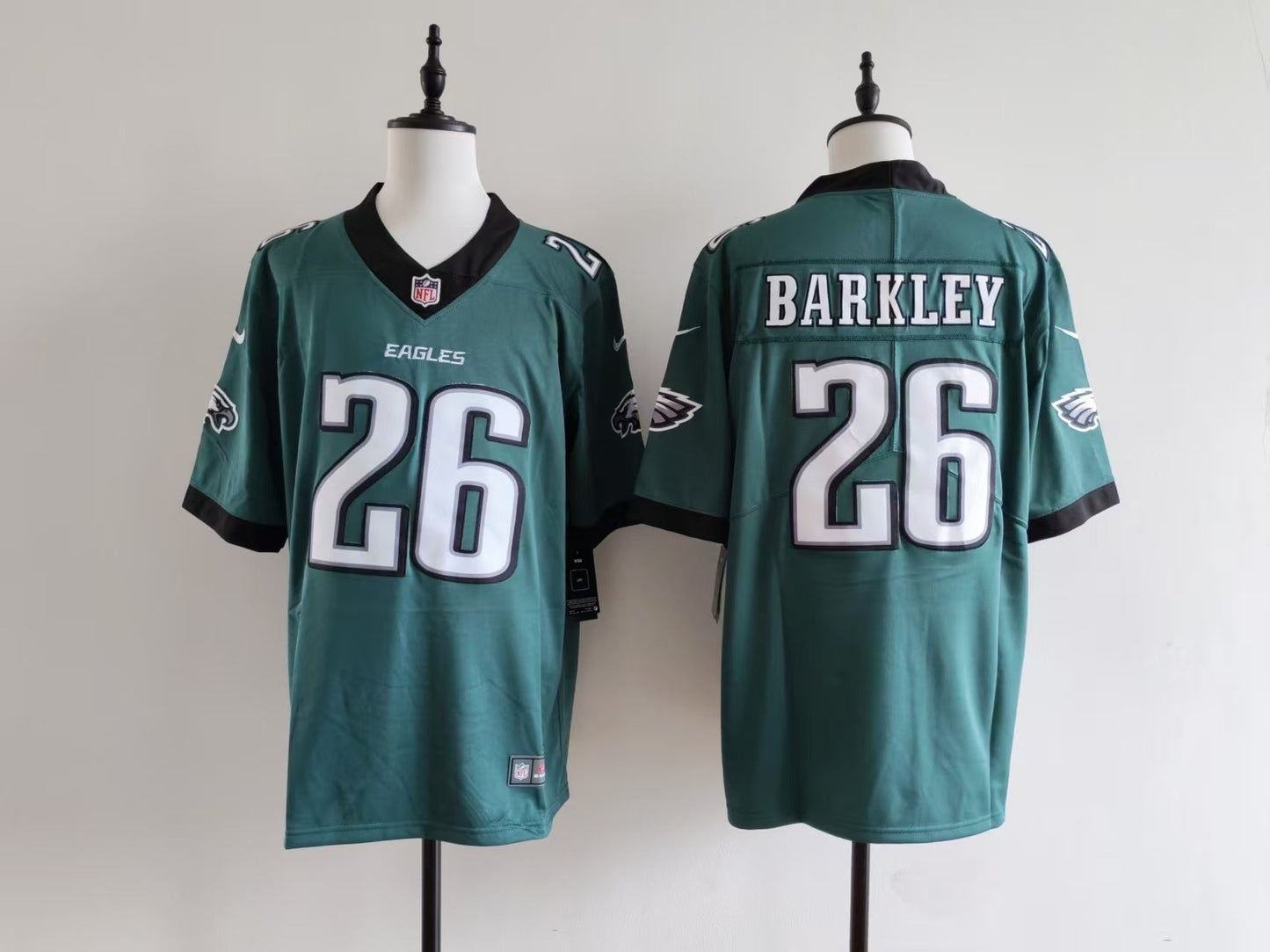 Men's Philadelphia Eagles Saquon Barkley Jersey-Midnight Green