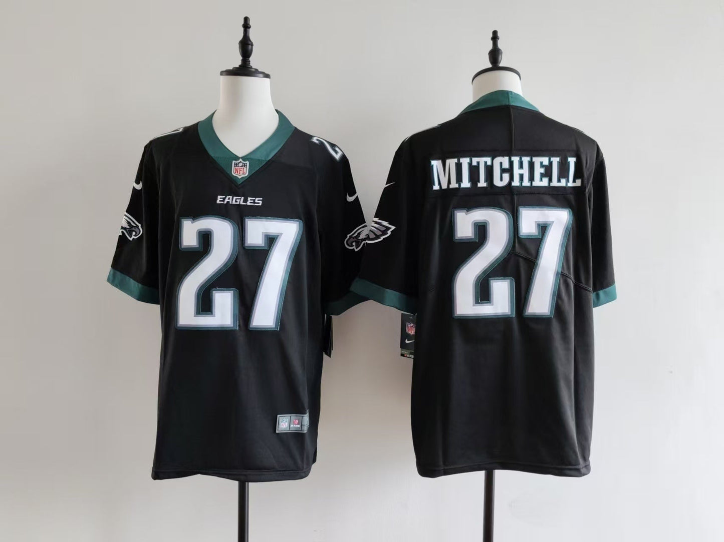 Men's Philadelphia Eagles Quinyon Mitchell Jersey-Black