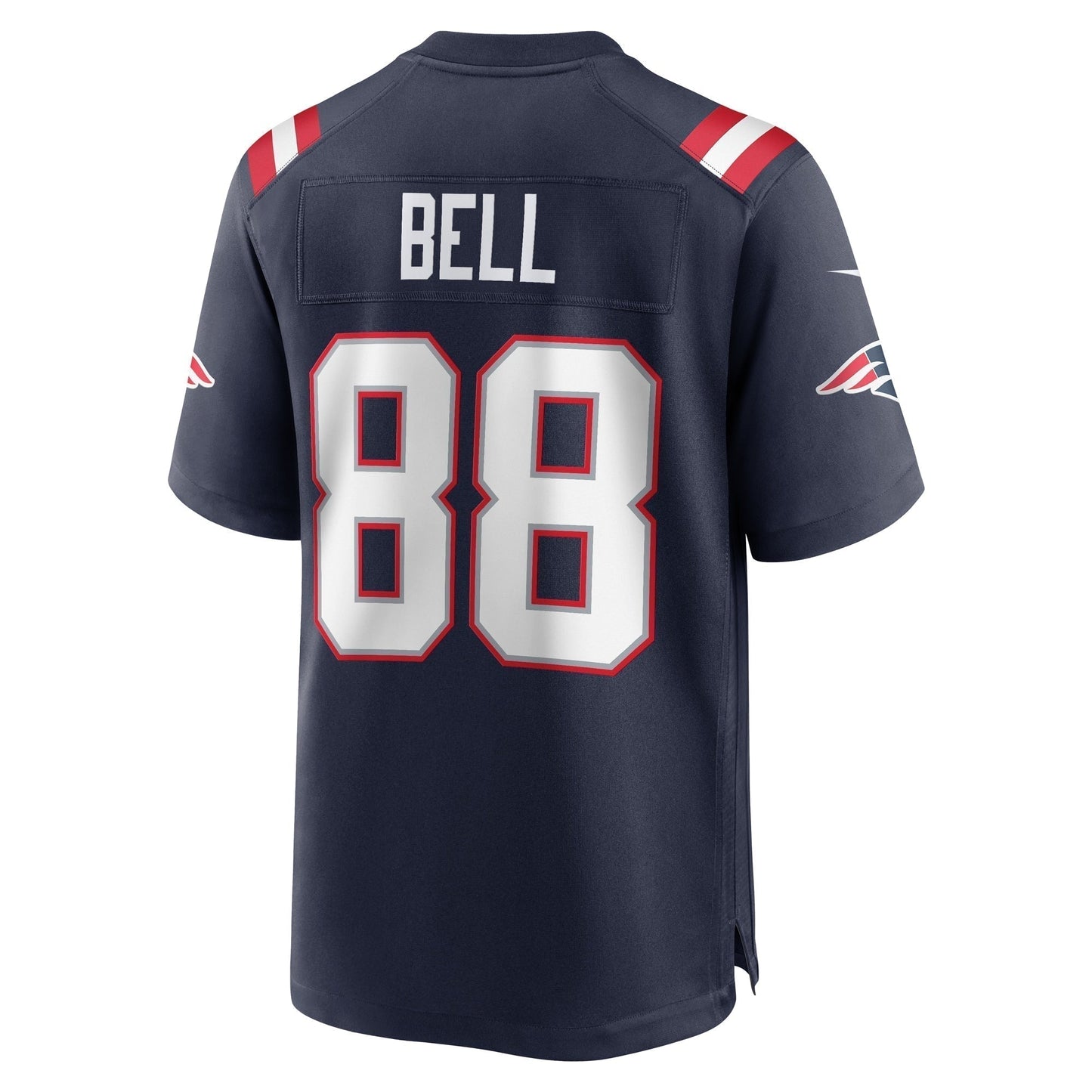 Jaheim Bell New England Patriots Game Jersey - Navy