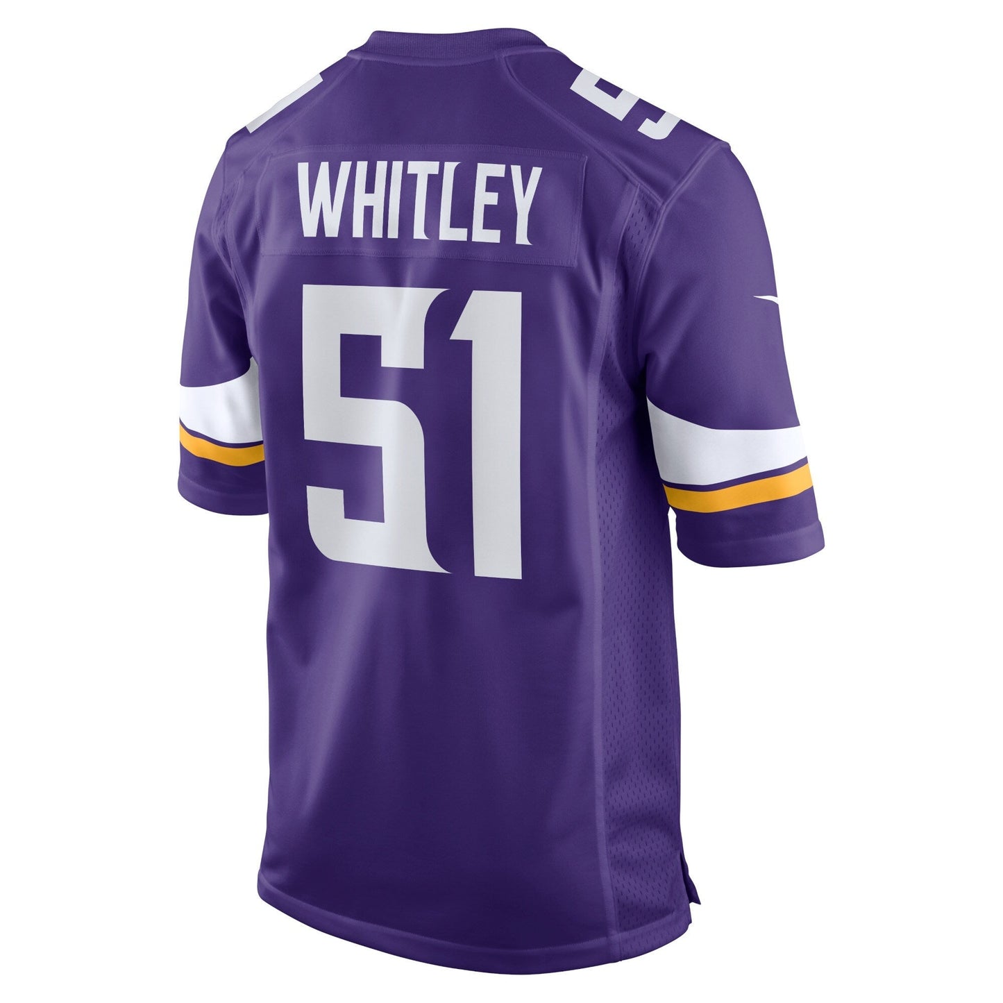 Benton Whitley Minnesota Vikings Home Game Jersey - Purple