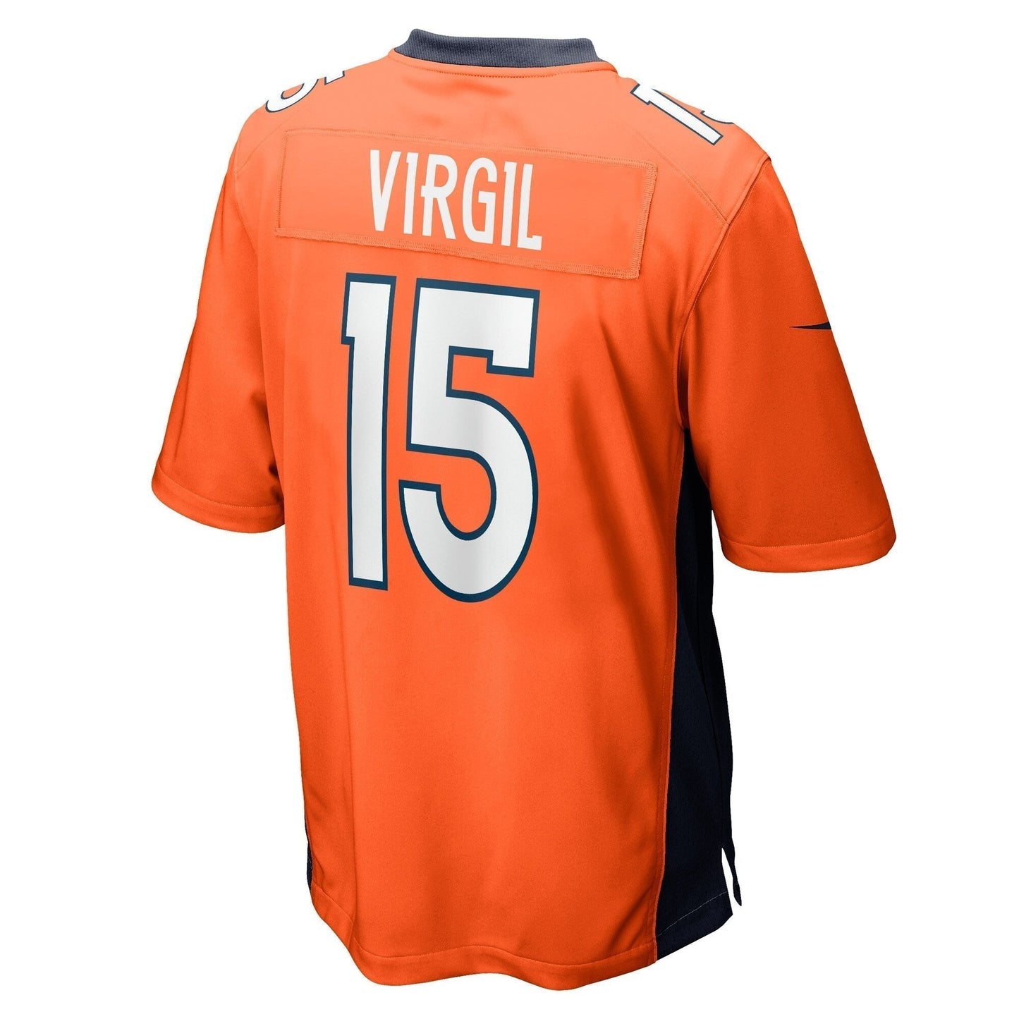 Jalen Virgil Denver Broncos Game Jersey - Orange