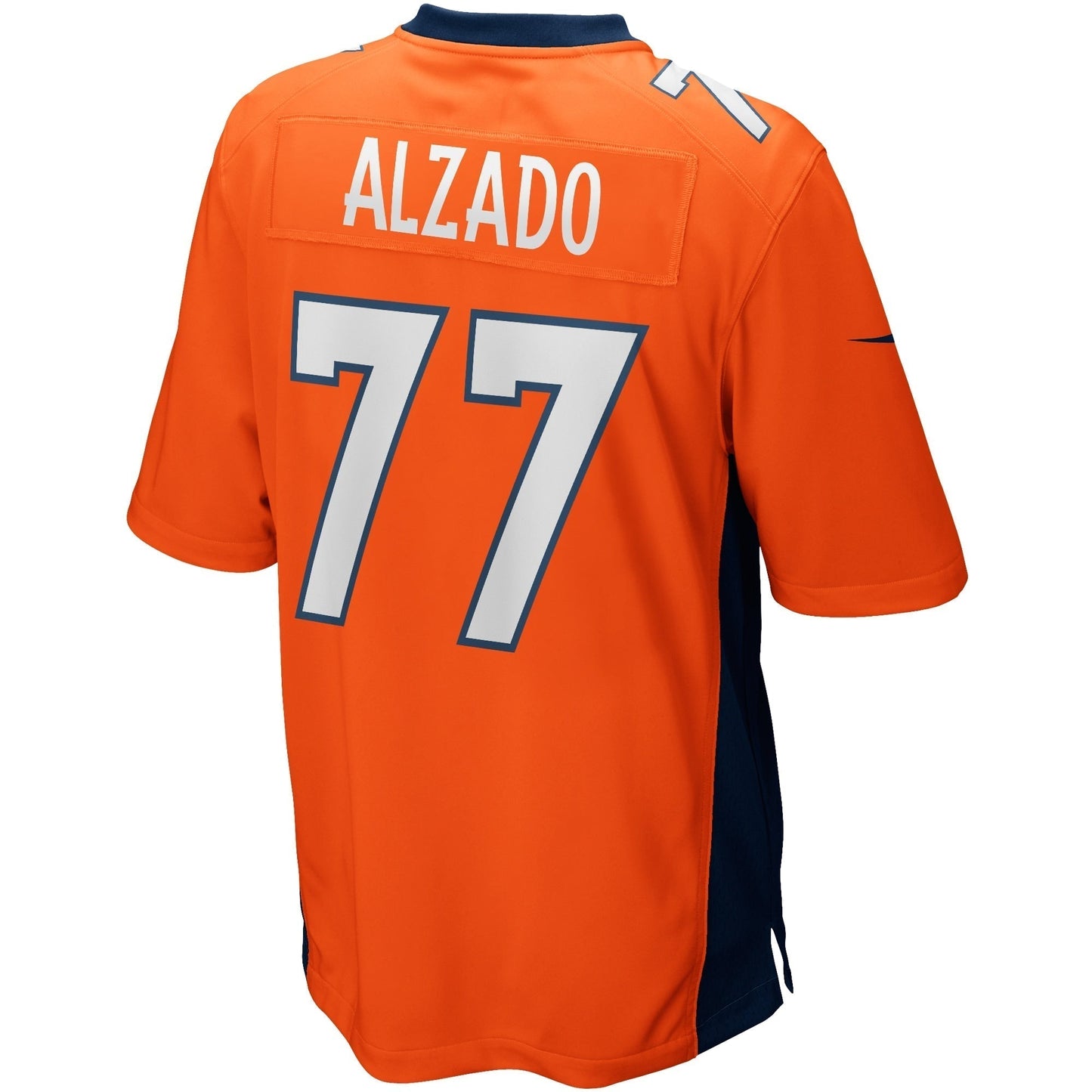 Lyle Alzado Denver Broncos Game Retired Jersey - Orange