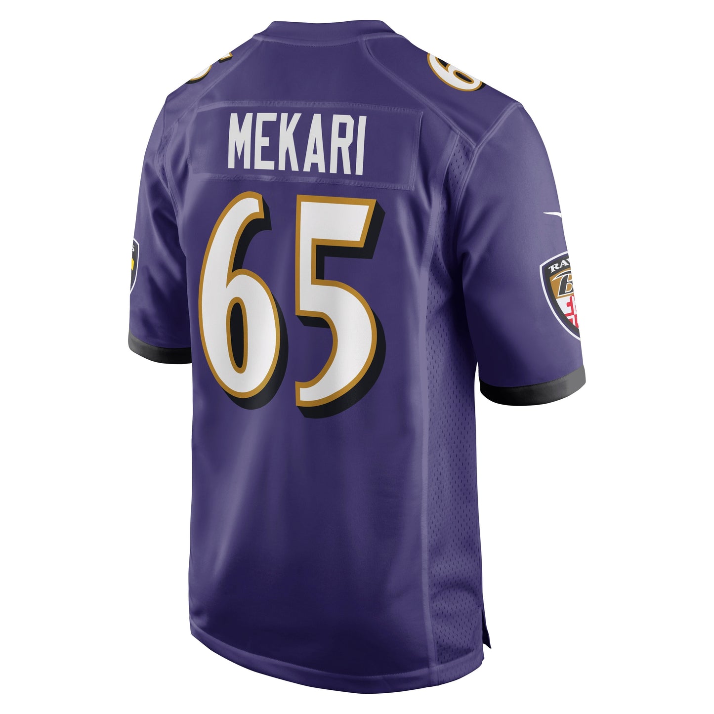 Patrick Mekari Baltimore Ravens Game Jersey - Purple