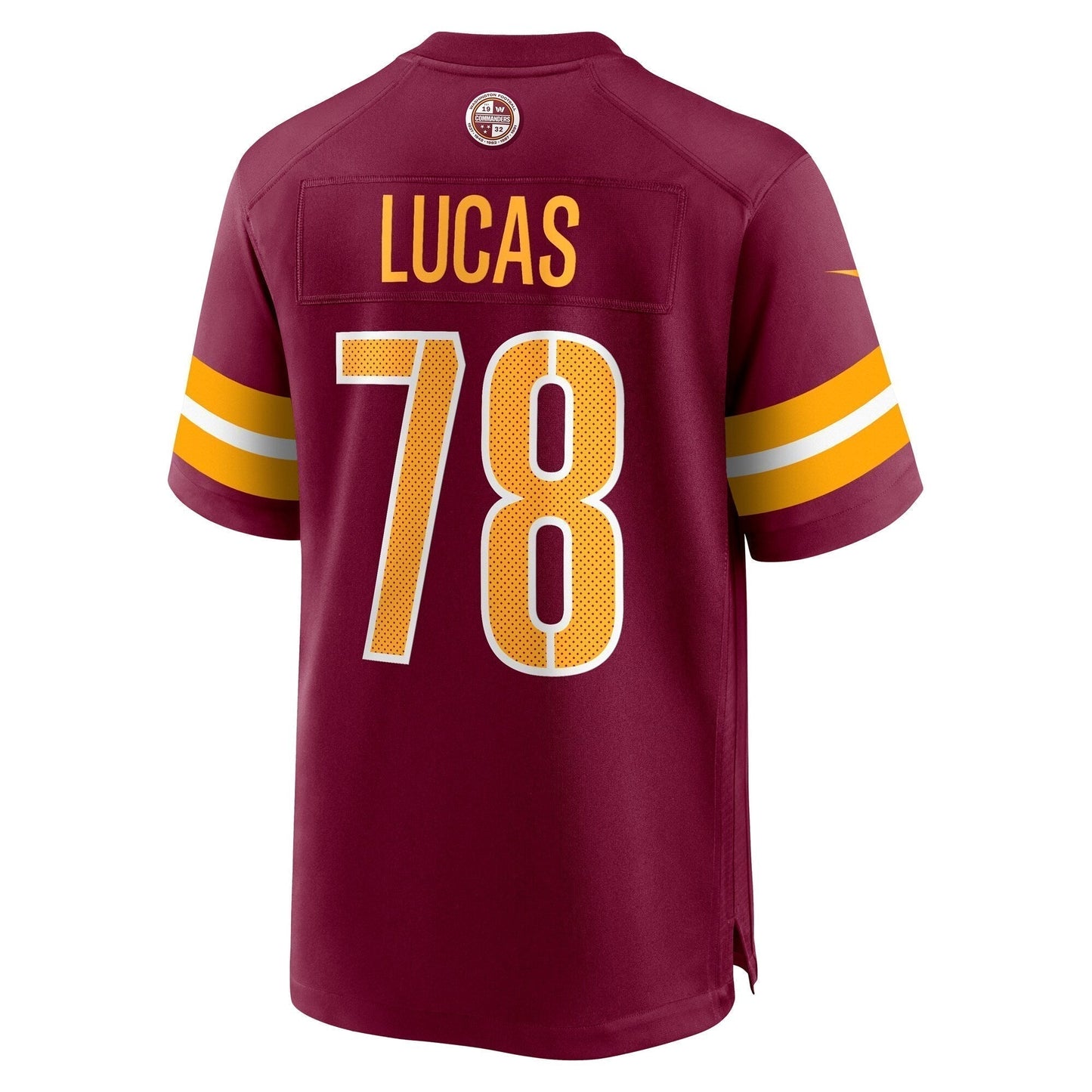 Cornelius Lucas Washington Commanders Game Jersey - Burgundy