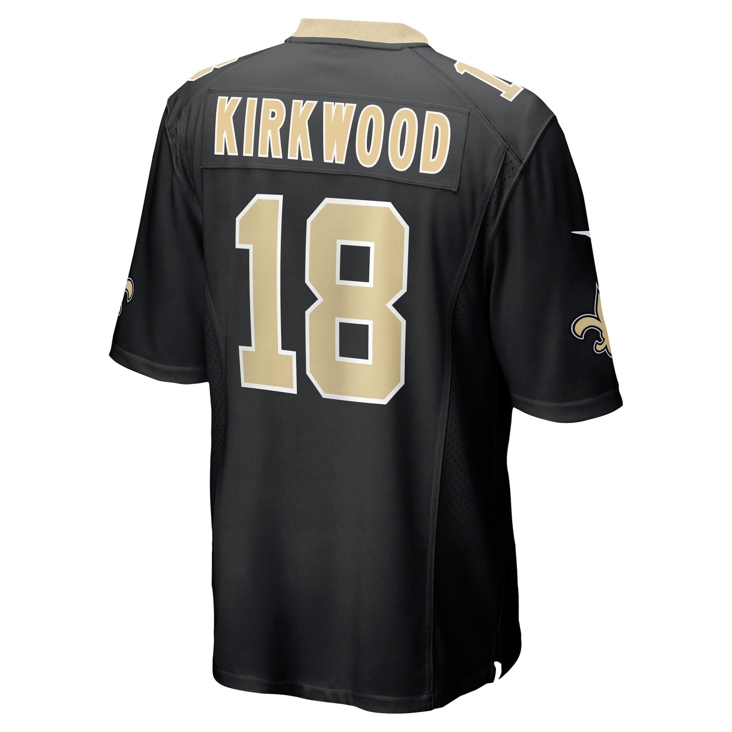 Keith Kirkwood New Orleans Saints Team Game Jersey - Black