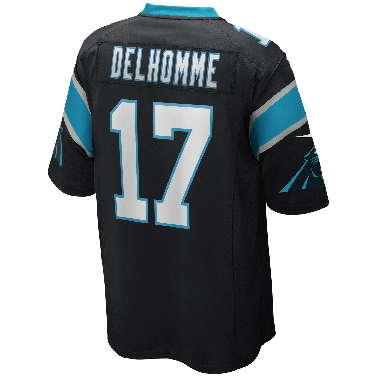 Jake Delhomme Carolina Panthers Game Retired Jersey - Black