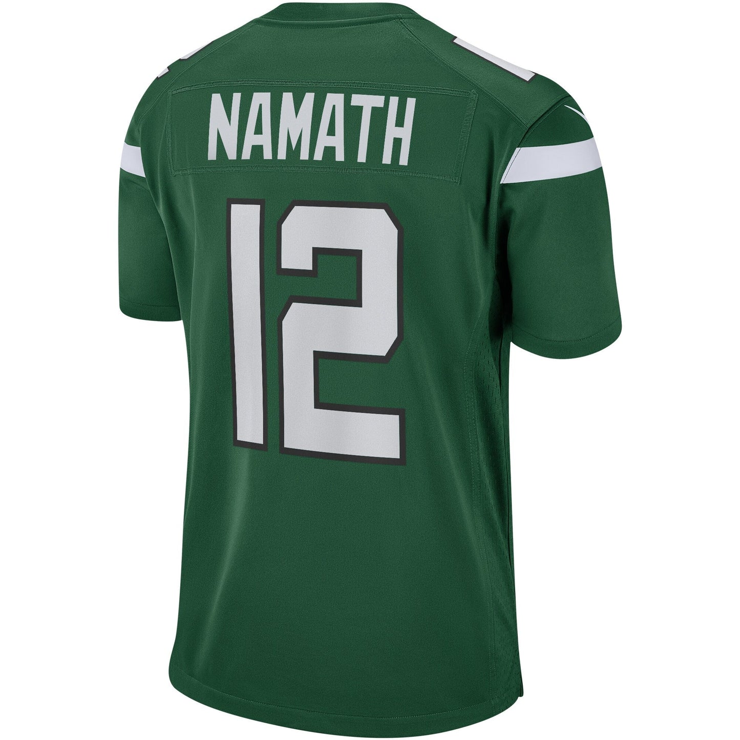 Joe Namath New York Jets Game Retired Jersey - Gotham Green