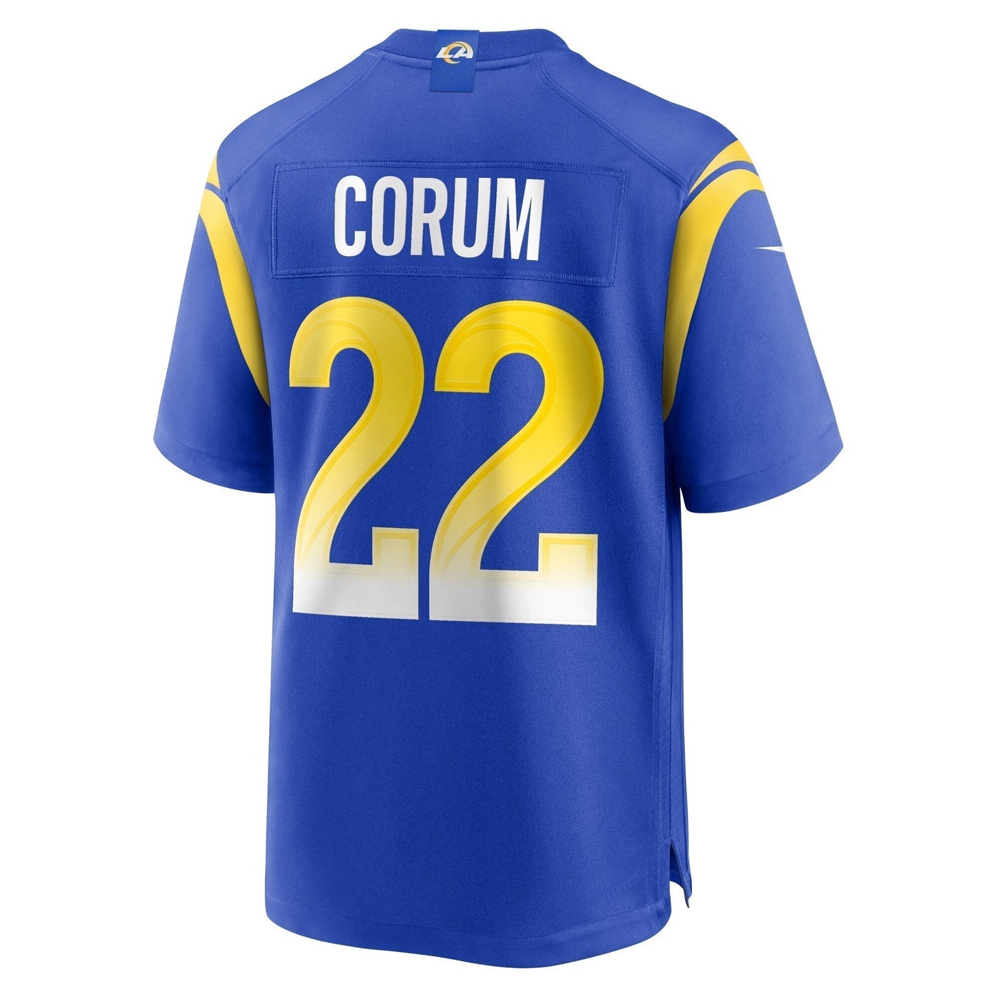Blake Corum Los Angeles Rams 2024 NFL Draft Game Jersey - Royal