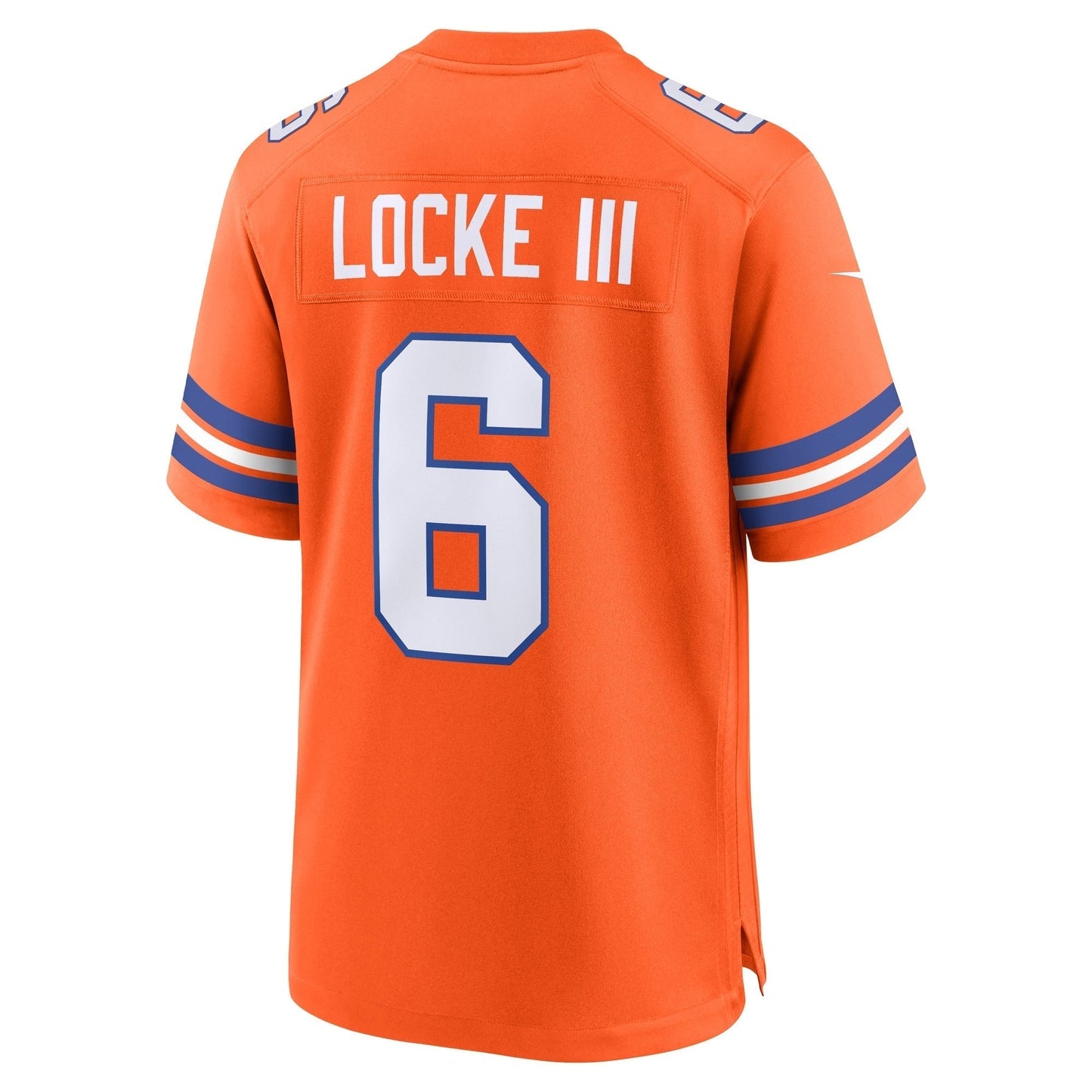 P.J. Locke III Denver Broncos Mile High Collection 1977 Throwback Game Jersey - Orange