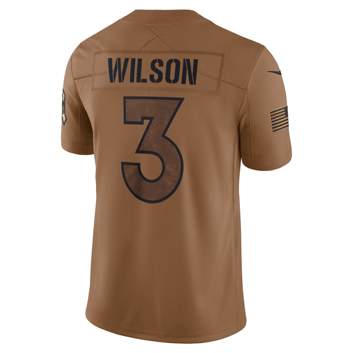 Russell Wilson Denver Broncos Salute To Service Limited Jersey - Brown