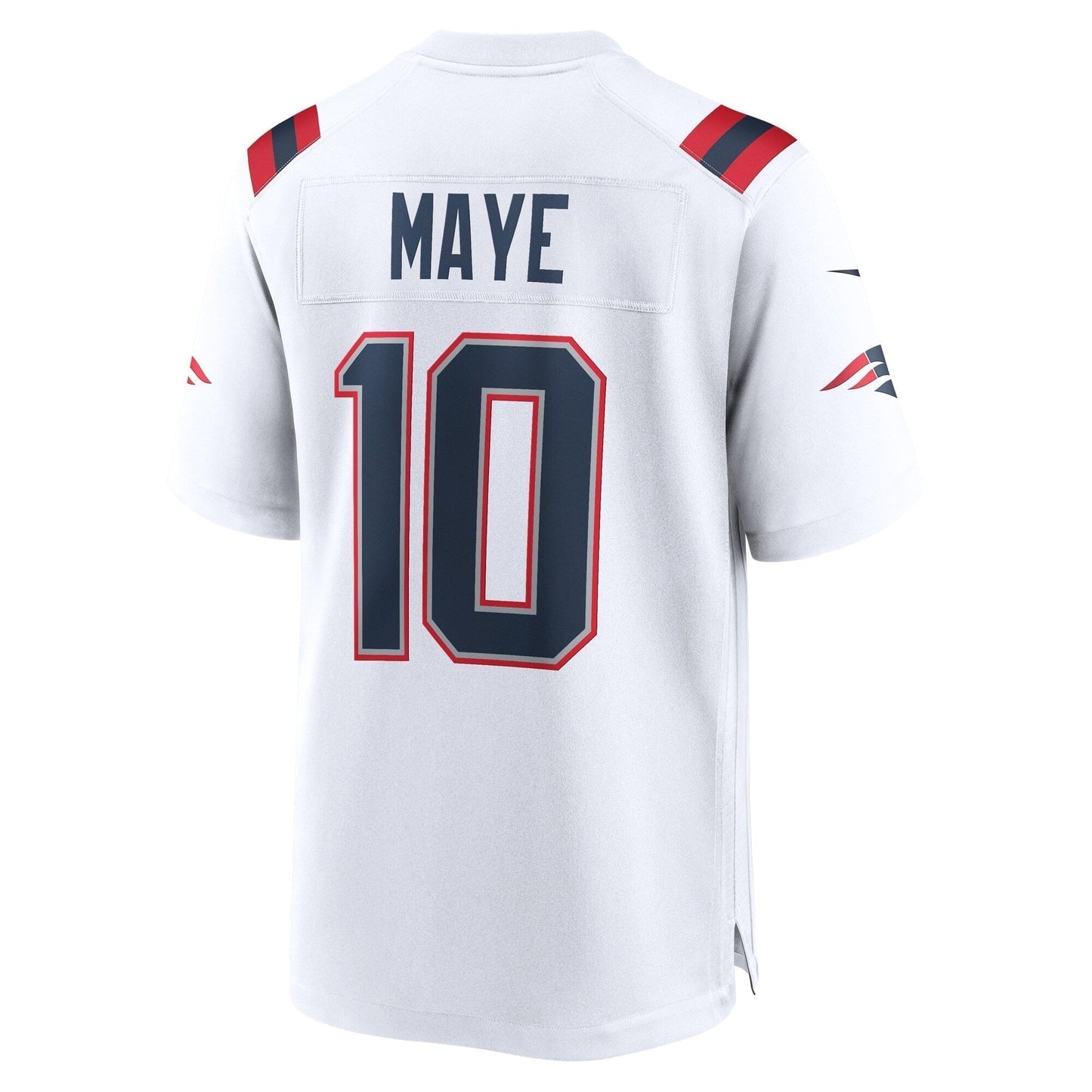 Drake Maye New England Patriots Game Jersey - White