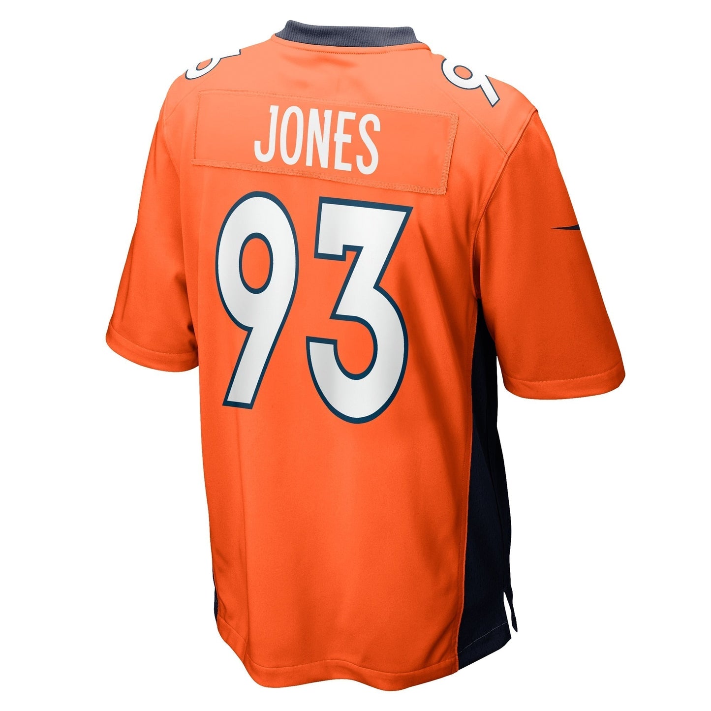 Troy Jones Denver Broncos Game Jersey - Orange