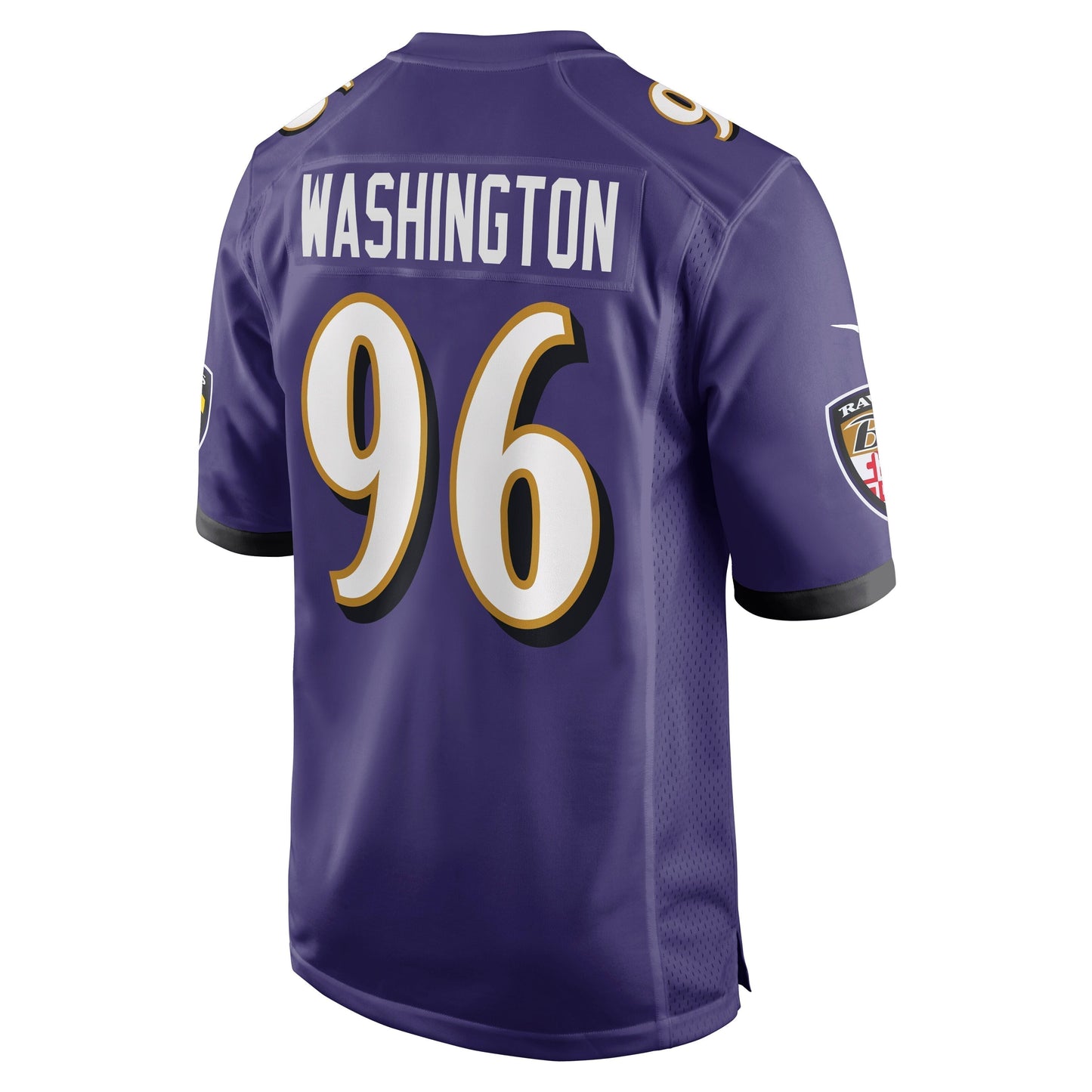 Broderick Washington Baltimore Ravens Game Jersey - Purple
