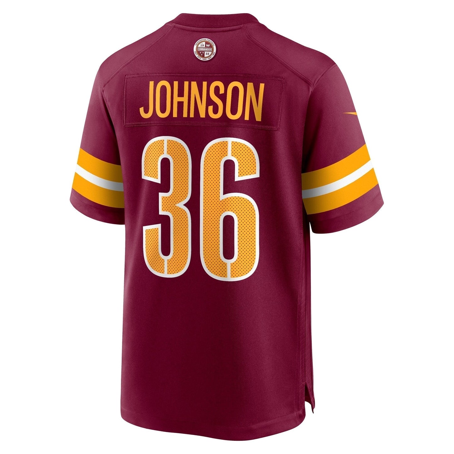 Danny Johnson Washington Commanders Game Jersey - Burgundy