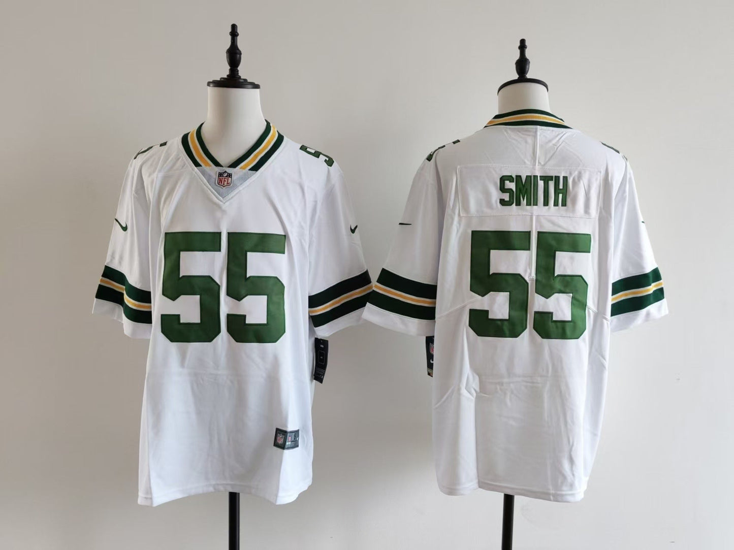 Men's Green Bay Packers Darius Smith Jersey - White
