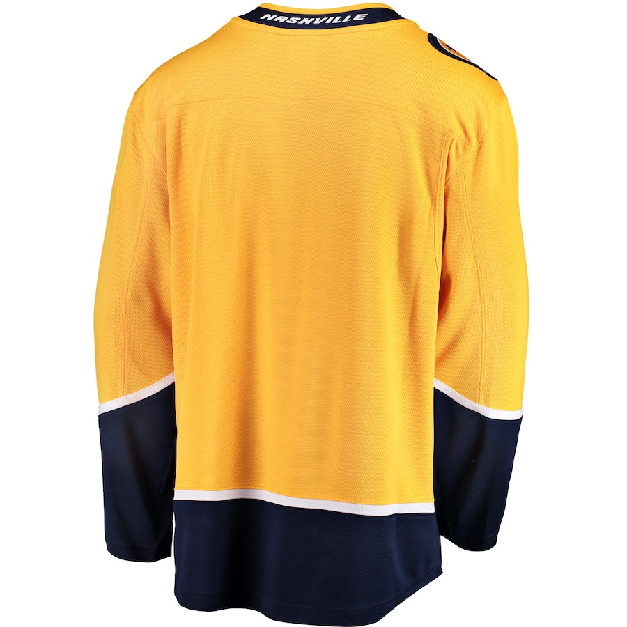 Nashville Predators Breakaway Home BlankJersey - Gold