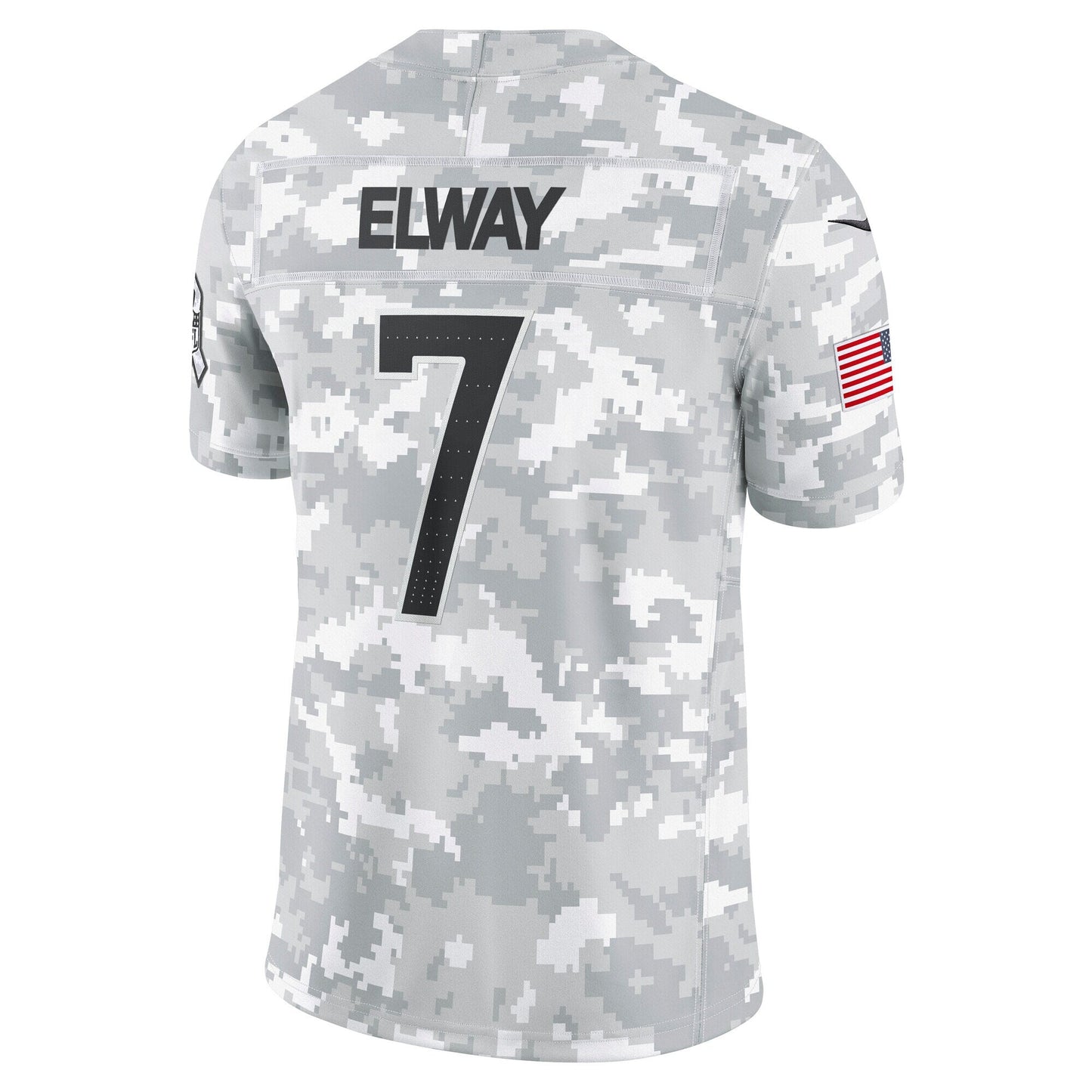 John Elway Denver Broncos 2024 Salute to Service Retired Limited Jersey - Arctic Camo