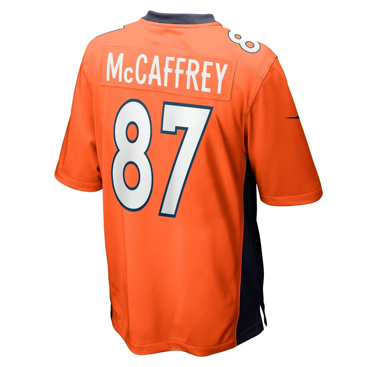 Ed McCaffrey Denver Broncos Game Retired Jersey - Orange