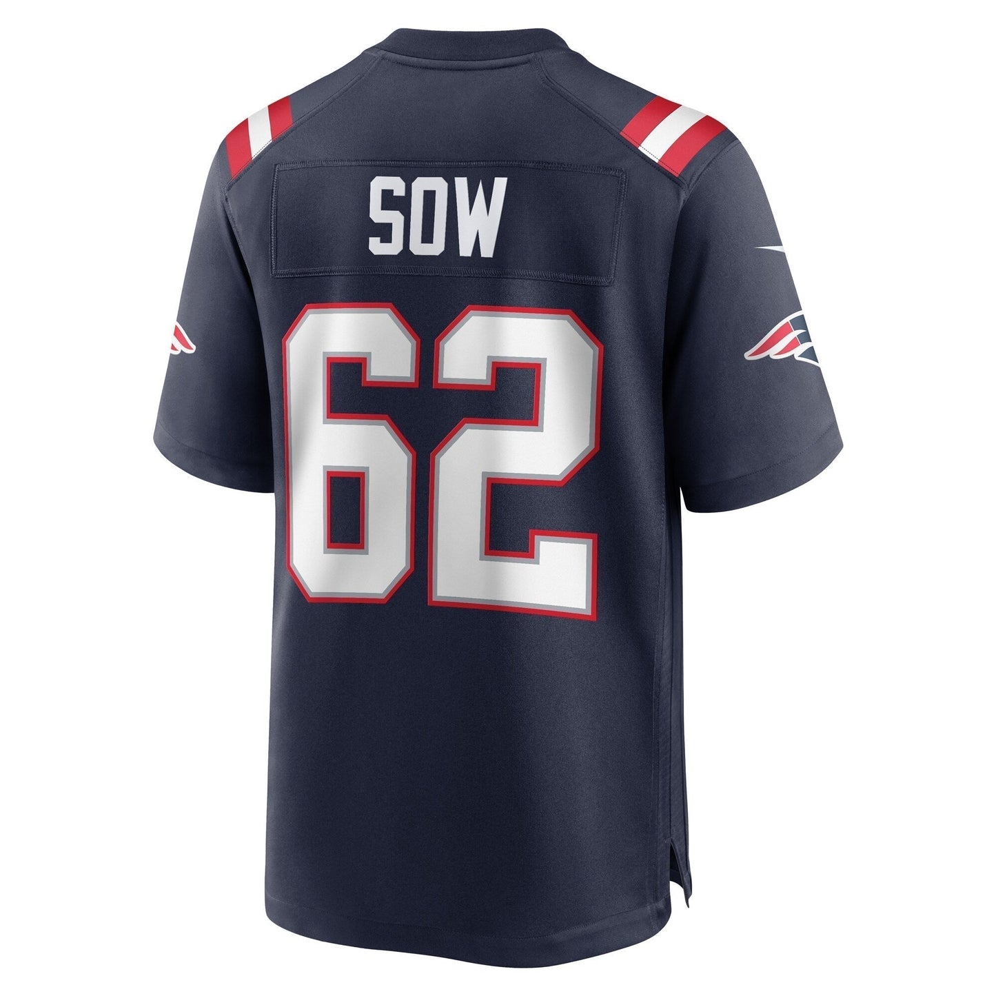 Sidy Sow New England Patriots Team Game Jersey - Navy