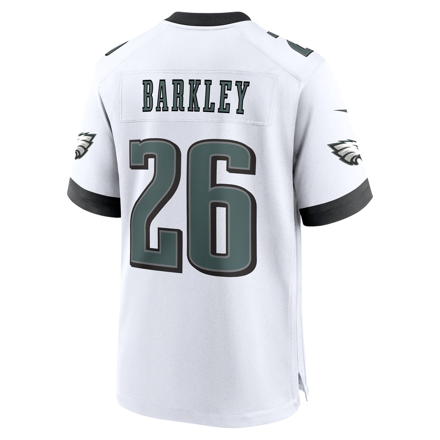 Saquon Barkley Philadelphia Eagles White Game Jersey - White
