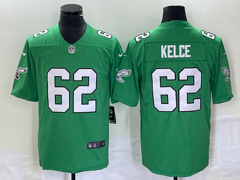 Men's Philadelphia Eagles Jason Kelce Jersey-green