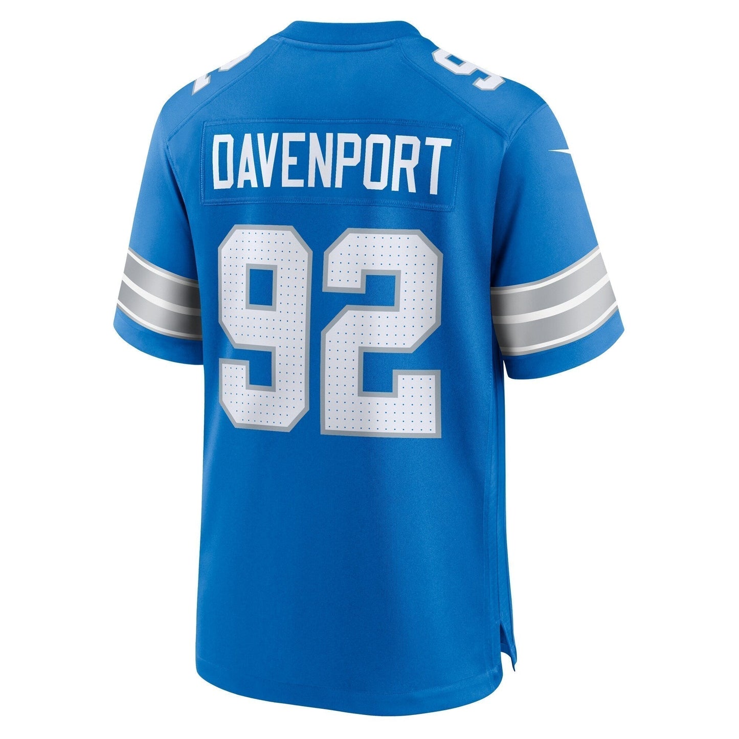 Marcus Davenport Detroit Lions Team Game Jersey - Blue