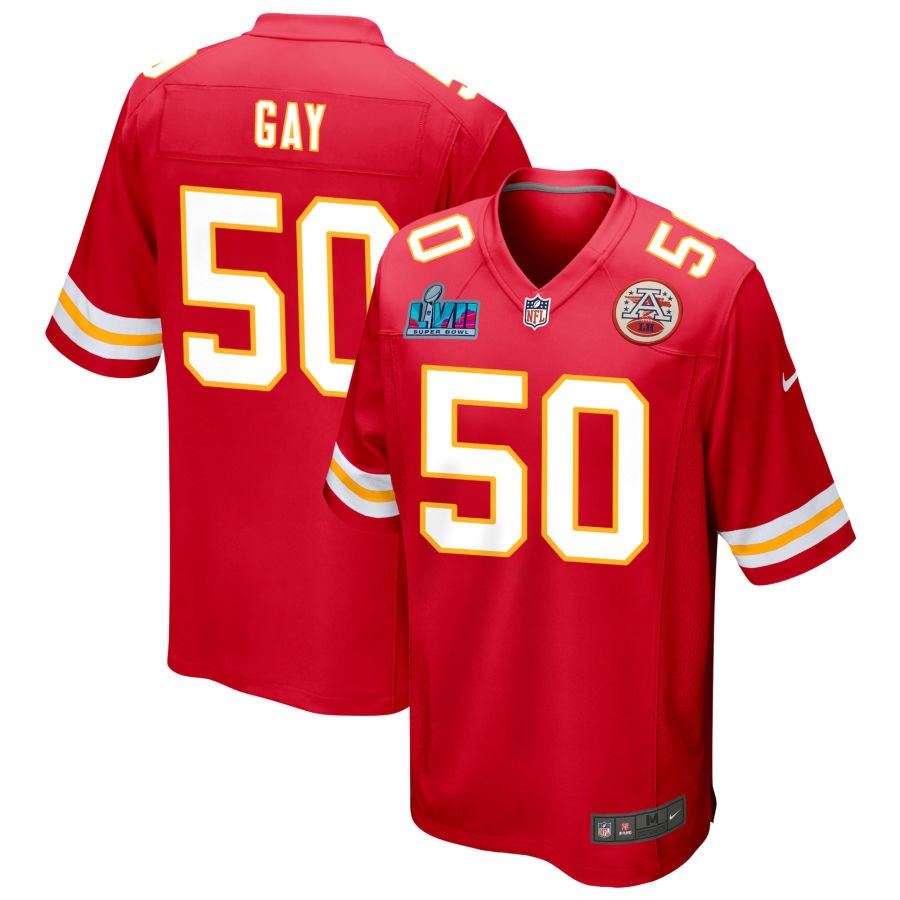Willie Gay Kansas City Chiefs Super Bowl LVII Game Jersey - Red