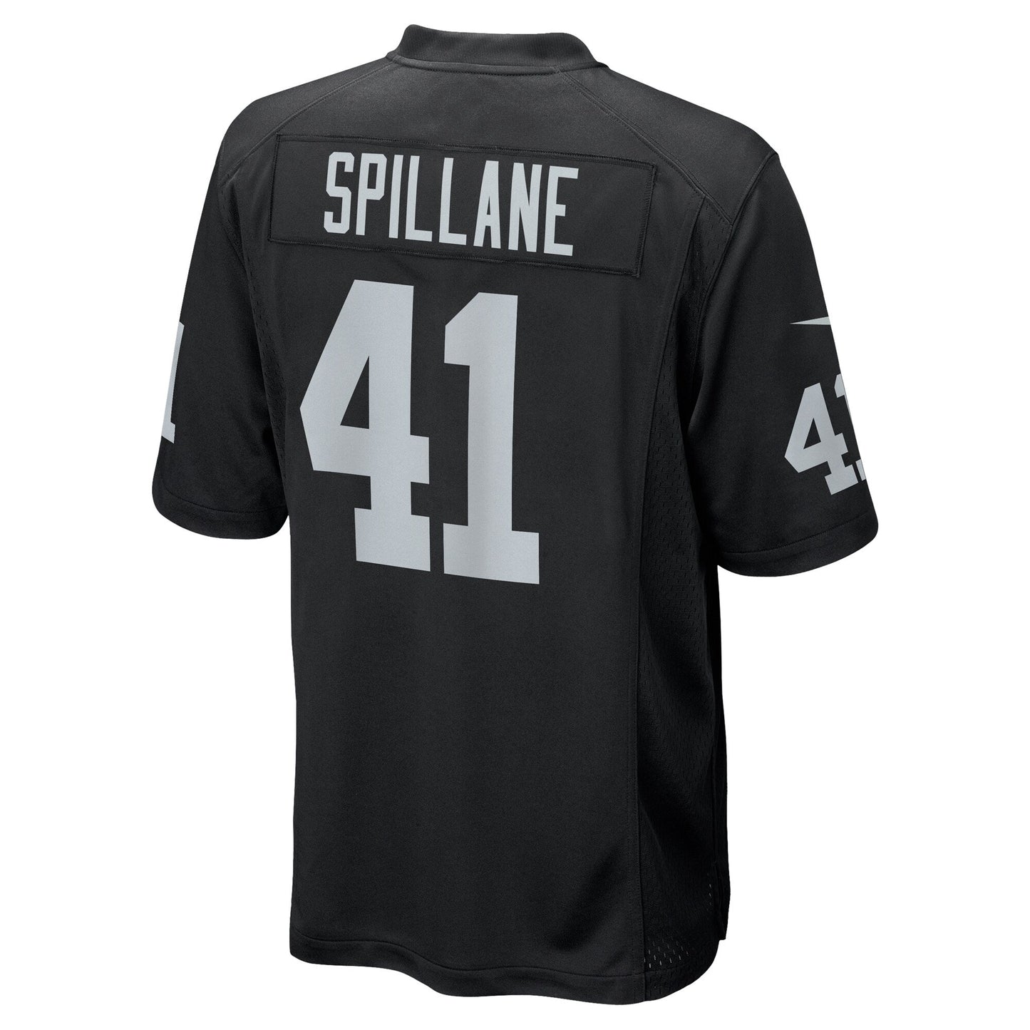 Robert Spillane Las Vegas Raiders Game Jersey - Black