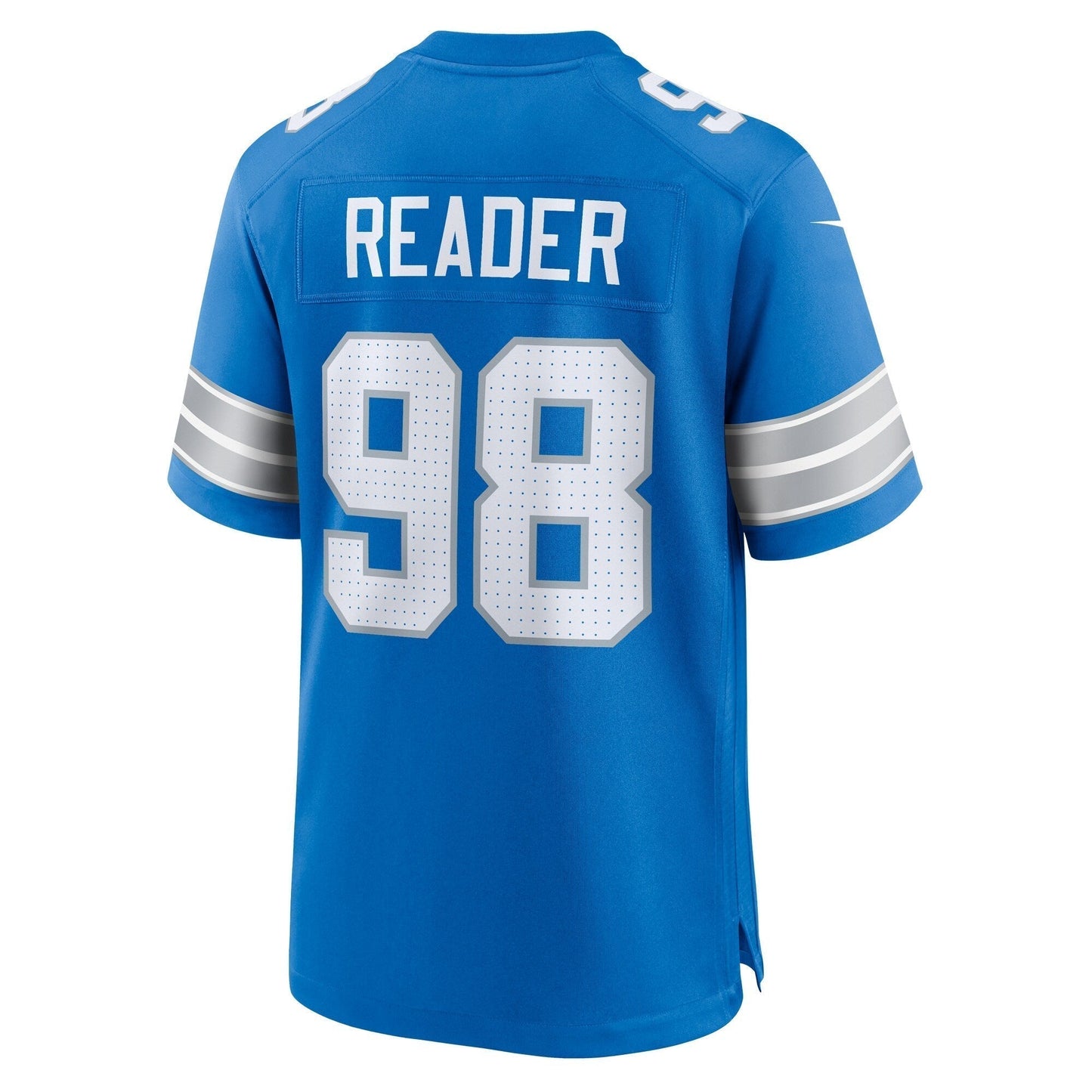 D.J. Reader Detroit Lions Team Game Jersey - Blue