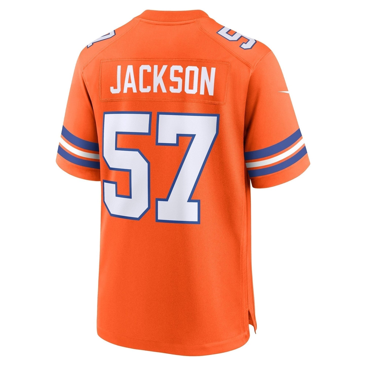 Tom Jackson Denver Broncos Mile High Collection 1977 Throwback Retired Game Jersey - Orange