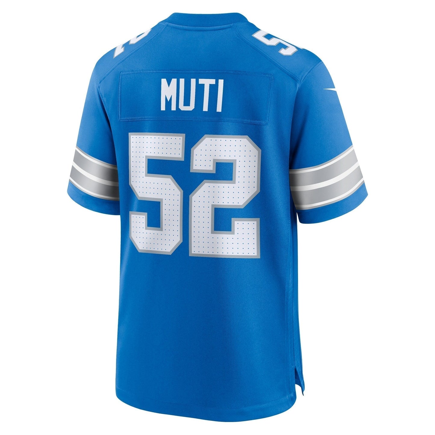 Netane Muti Detroit Lions Game Jersey - Blue